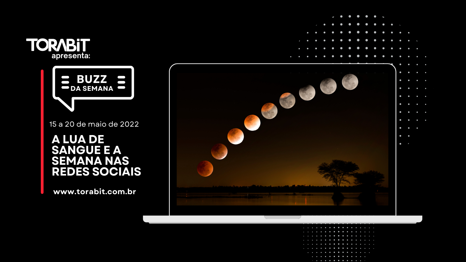 A lua de sangue e a semana nas redes sociais